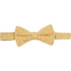 River Island Mensyellow Spotted Bowtie