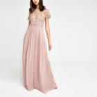 River Island Womens Chi Chi London Pleated Maxi Dress