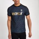 River Island Mens 'mcmlx' Football Style Tape T-shirt