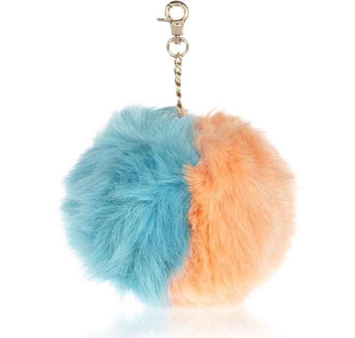 River Island Womens Split Pom Pom Keyring