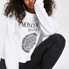 River Island Womens White Diamante 'mon Coeur' Print Sweatshirt
