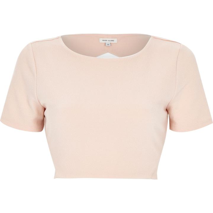 River Island Womens Knot Back Crop Top