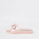 River Island Womens Jelly Embellished Sliders