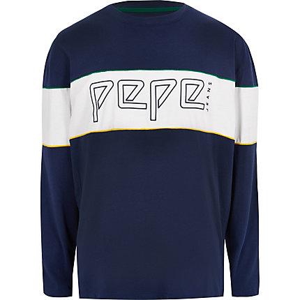 River Island Mens Pepe Jeans Logo Sweatshirt