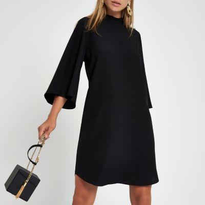 River Island Womens Button Sleeve Swing Dress