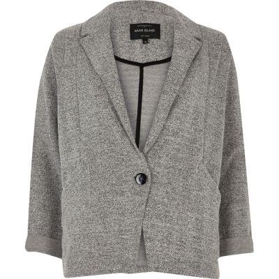 River Island Womens Marl Jersey Blazer