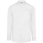 River Island Menswhite Casual Skinny Fit Oxford Shirt