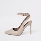 River Island Womens Wide Fit Slingback Court Shoes
