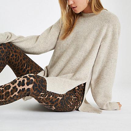 River Island Womens Split Side Knit Sweater