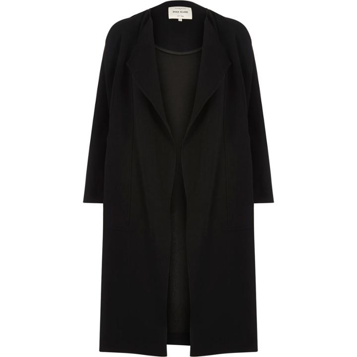 River Island Womens Oversized Drape Front Coat