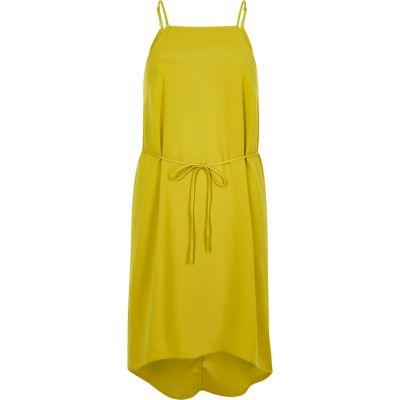 River Island Womens Tie Waist Midi Slip Dress