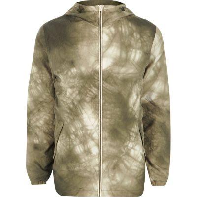 River Island Mens Jack & Jones Lightweight Tie Dye Jacket