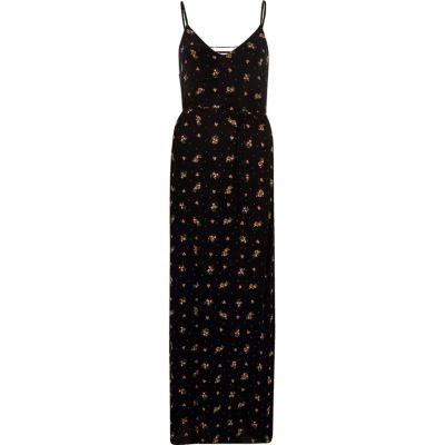 River Island Womens Ditsy Print Tie Up Cami Maxi Dress