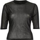 River Island Womens Dotted Mesh Top