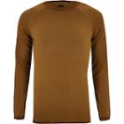 River Island Mens Muscle Fit Crew Neck Long Sleeve Top