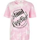 River Island Womens Tie Dye 'stand Together' Print T-shirt
