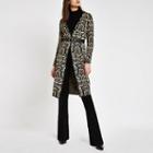 River Island Womens Baroque Print Long Line Cardigan