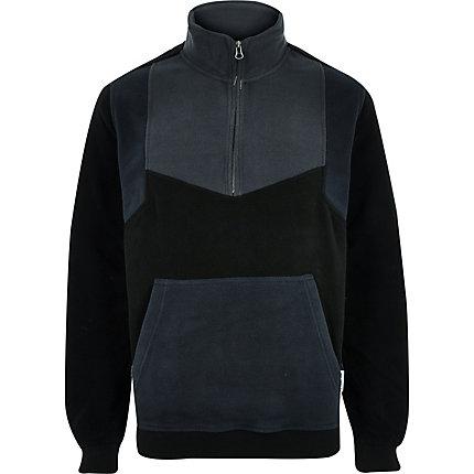 Mens Bellfield Funnel Neck Fleece