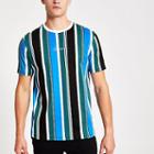 River Island Mens Prolific Slim Fit Stripe T-shirt