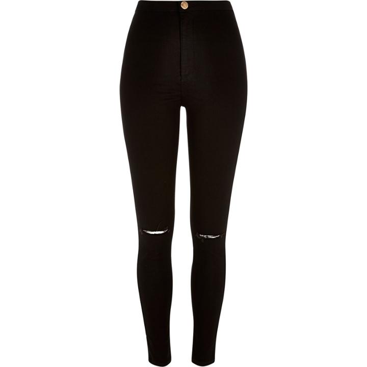River Island Womens Ripped Knee Tube Pants