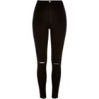 River Island Womens Ripped Knee Tube Pants