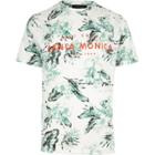 River Island Mens White Santa Monica T-shirt