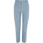 River Island Mens Skinny Suit Pants With Linen