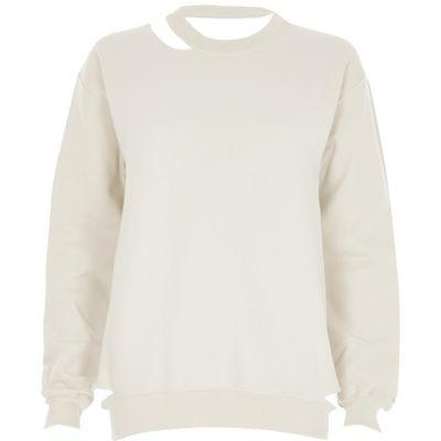 River Island Womens Cut Out Sweatshirt
