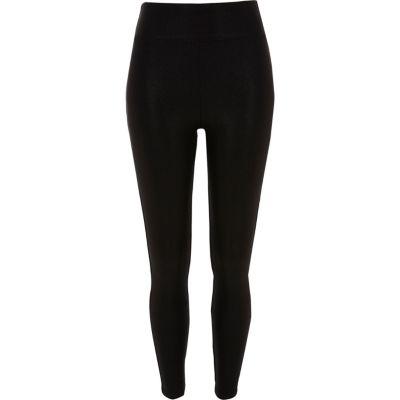 River Island Womens High Waisted Wet Look Leggings