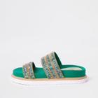 River Island Womens Double Chain Detail Strap Sandal