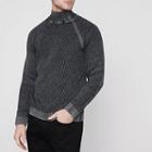 River Island Mens Only And Sons Washed Rib High Neck Sweater