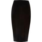 River Island Womens Velvet Pencil Skirt