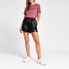 River Island Womens Rust Diamante Embellished T-shirt