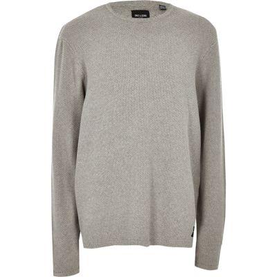 River Island Mens Only And Sons Big And Tall Crew Neck Sweater