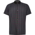 River Island Mens Check Contrast Slim Fit Shirt