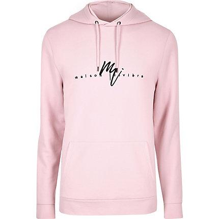 River Island Mens Big And Tall Embroidered Hoodie