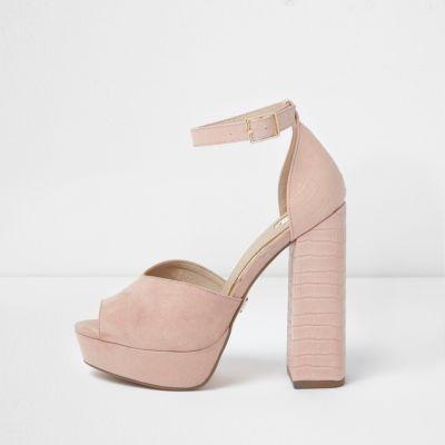 River Island Womens Peep Toe Platform Sandals