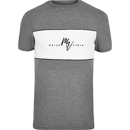 River Island Mens Big And Tall Marl Maison Riviera T-shirt