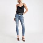 River Island Womens Amelie Embellished Super Skinny Jean