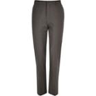 River Island Mensbrown Premium Wool Slim Suit Pants