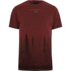 River Island Mens Tie Dye Print Crew Neck T-shirt