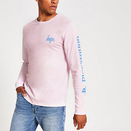 Mens Hype Playstation Long Sleeve T-shirt