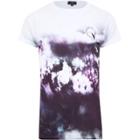 River Island Mens Smudge Print Muscle Fit T-shirt