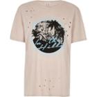 River Island Womens California Print Burnout Tee