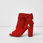 River Island Womens Bow Side Shoe Boots