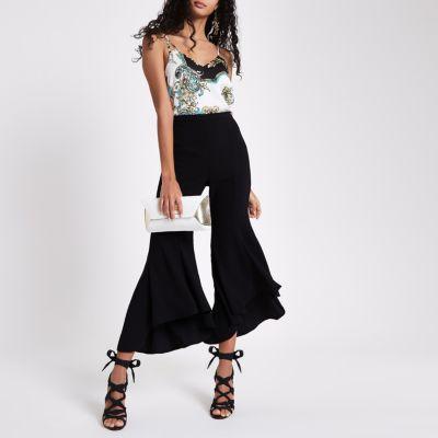 River Island Womens White Scarf Print Split Strap Cami Top