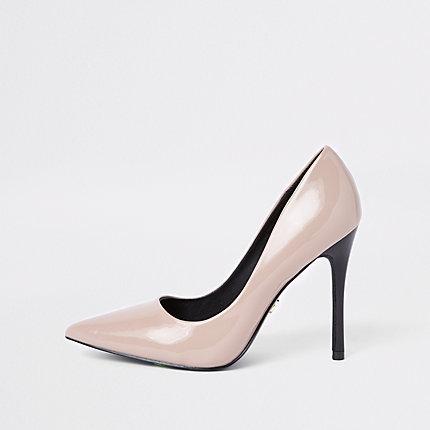 River Island Womens Dark Patent Pumps