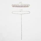 River Island Womens Floral Diamante Drop Choker Set