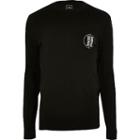 River Island Mens 'unkwn' Long Sleeve Slim Fit T-shirt