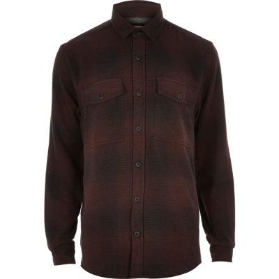 River Island Mens Check Soft Flannel Shirt